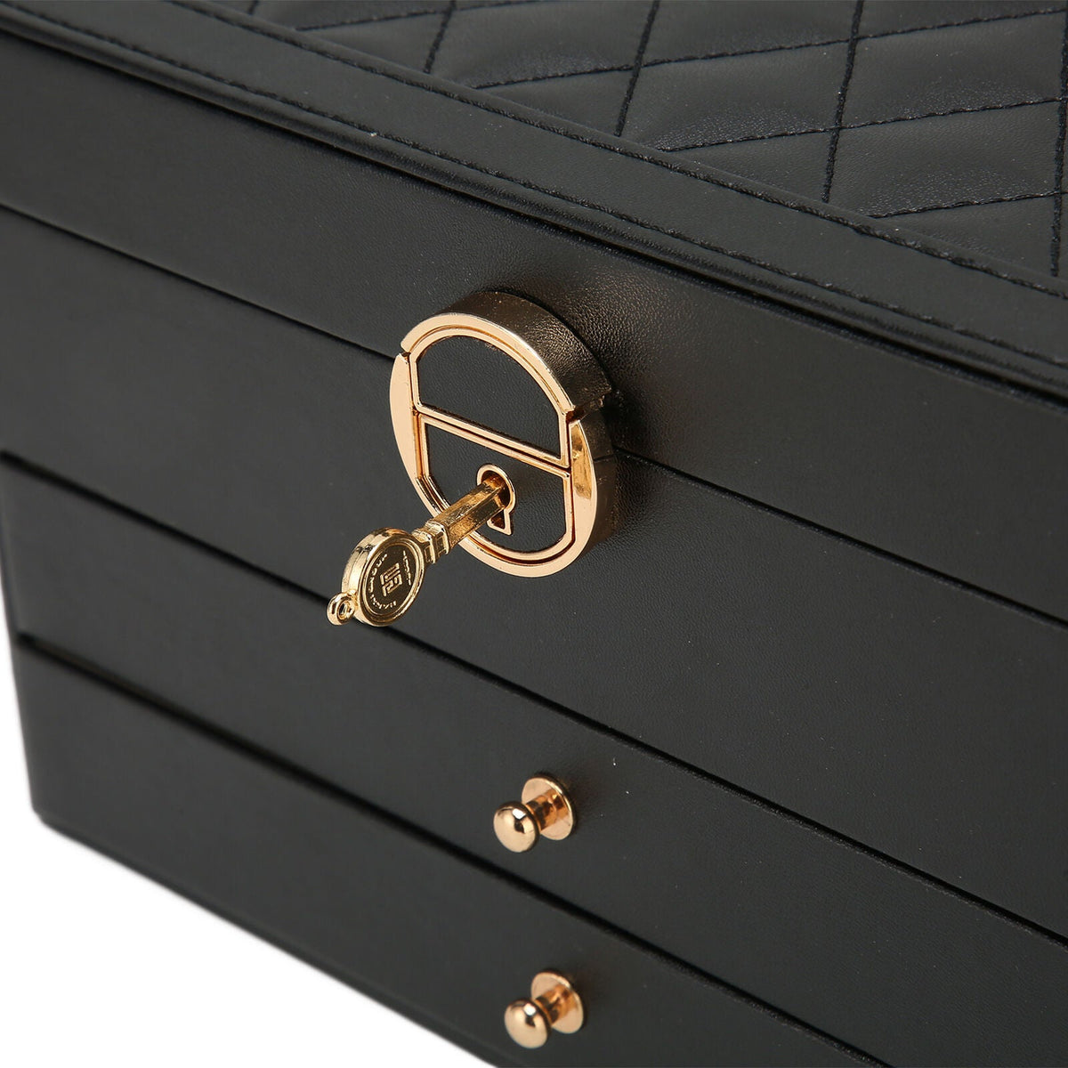 Luxe Sieradendoos met Meerdere Lagen - Elegante Opbergbox voor Sieraden