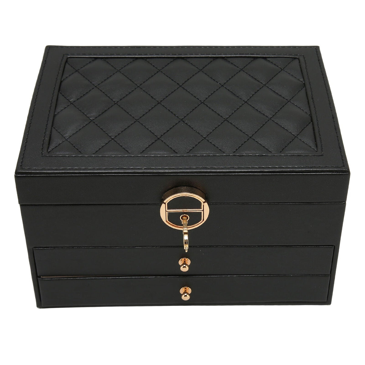Luxe Sieradendoos met Meerdere Lagen - Elegante Opbergbox voor Sieraden