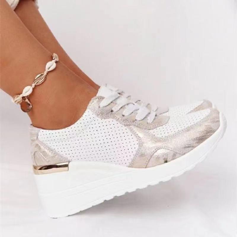 Dames Sneakers Ademend met Verstevigde Hiel & Antislip Zool Casual Sportschoenen Wandelschoen Vrije Tijd