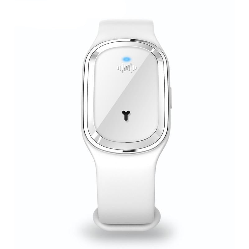 Ultrasonische Muggenarmband met 3 Frequentiemodi USB-Oplaadsysteem Insectenbescherming Camping Outdoor