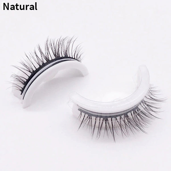 Zelfklevende Kunstwimpers met Herbruikbare Kleefstrips - 3 Seconden Bevestiging zonder Lijm voor Natuurlijke Look