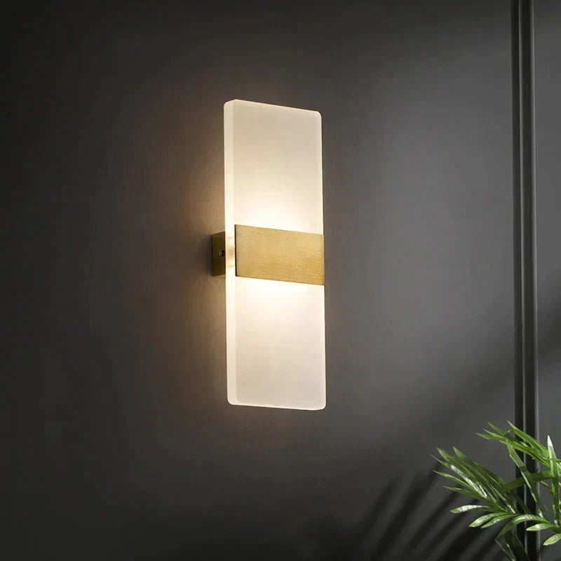 Koperen Wandlamp LED E27 29cm Woonkamer Slaapkamer Studeerkamer Kantoor Moderne Interieurverlichting