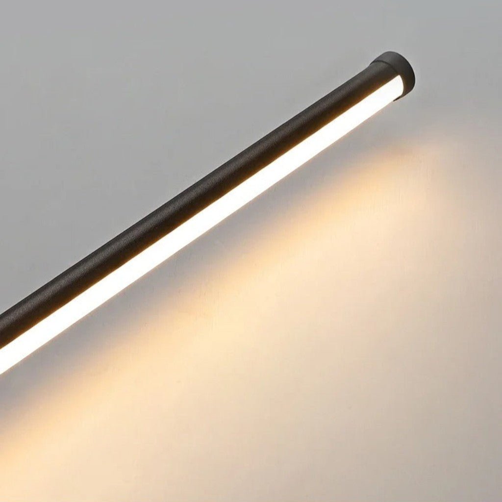 Minimalistische LED Wandlamp Aluminium 60-80cm Zwart Goud Woonkamer Slaapkamer Hal Modern Strak Design