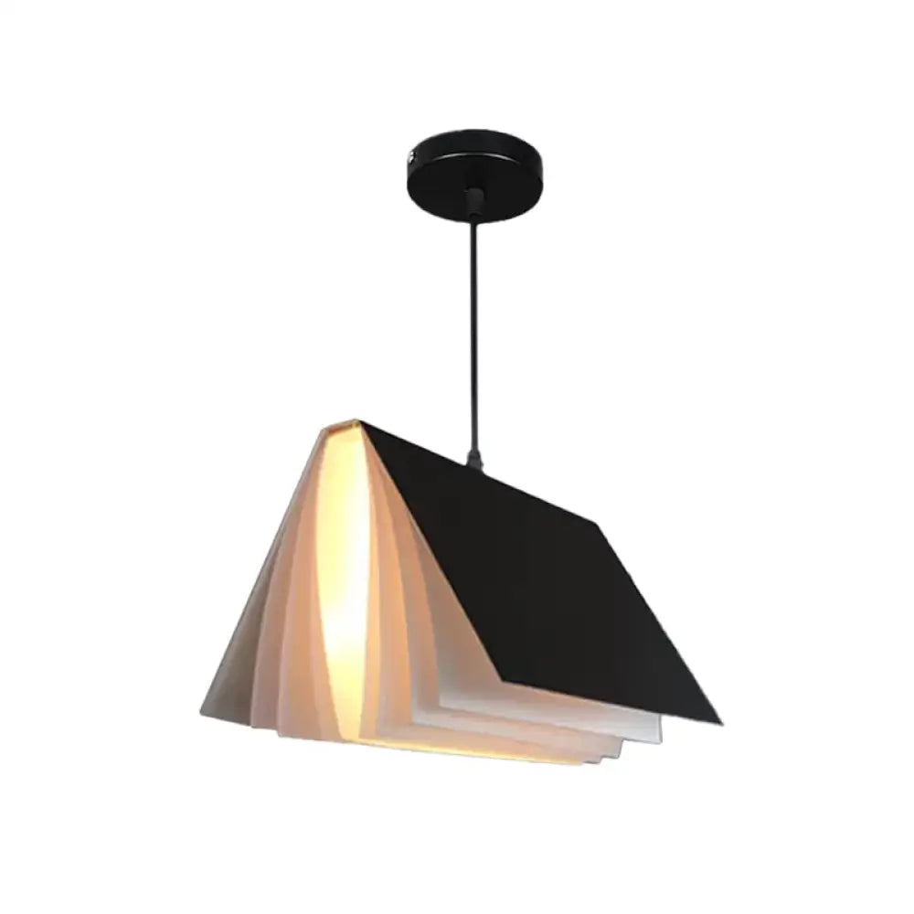 Hanglamp Openboek Design Kunststof 24cm Rond Modern Nordic Scandinavisch Sfeerverlichting Woonkamer Eetkamer