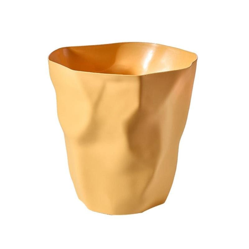 Prullenbak Kunststof 27cm Wit Minimalistisch Scandinavisch Design Badkamer Kantoor Afvalbak Compact Moderne Vorm