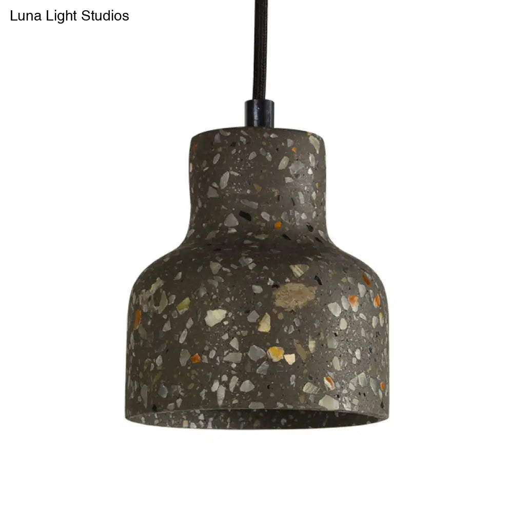 Hanglamp Terrazzo Cement Eettafel Verlichting Industrieel Design Pendellamp E26 E27 Fitting Noordse Stijl