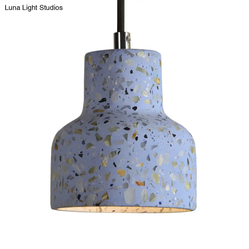 Hanglamp Terrazzo Cement Eettafel Verlichting Industrieel Design Pendellamp E26 E27 Fitting Noordse Stijl