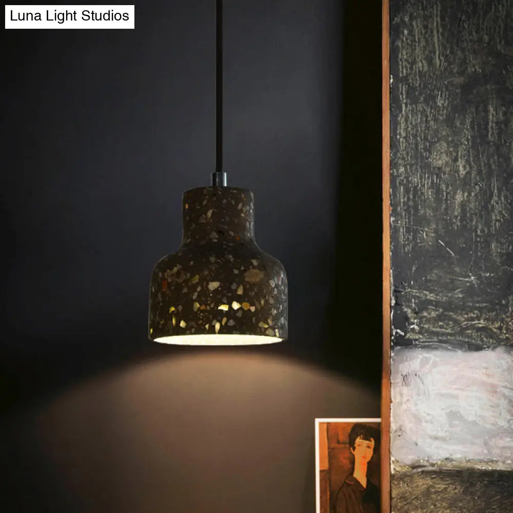 Hanglamp Terrazzo Cement Eettafel Verlichting Industrieel Design Pendellamp E26 E27 Fitting Noordse Stijl