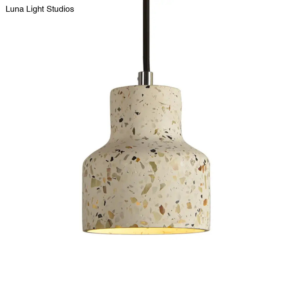 Hanglamp Terrazzo Cement Eettafel Verlichting Industrieel Design Pendellamp E26 E27 Fitting Noordse Stijl