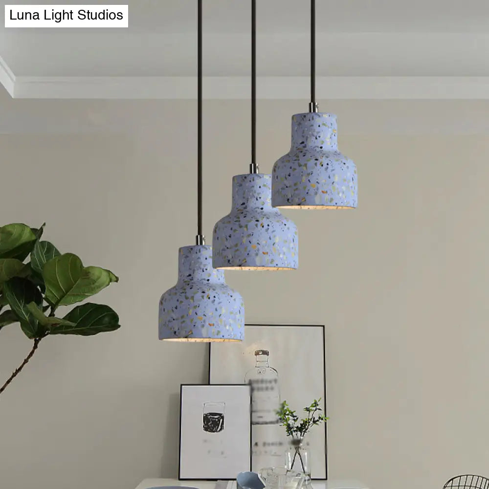 Hanglamp Terrazzo Cement Eettafel Verlichting Industrieel Design Pendellamp E26 E27 Fitting Noordse Stijl