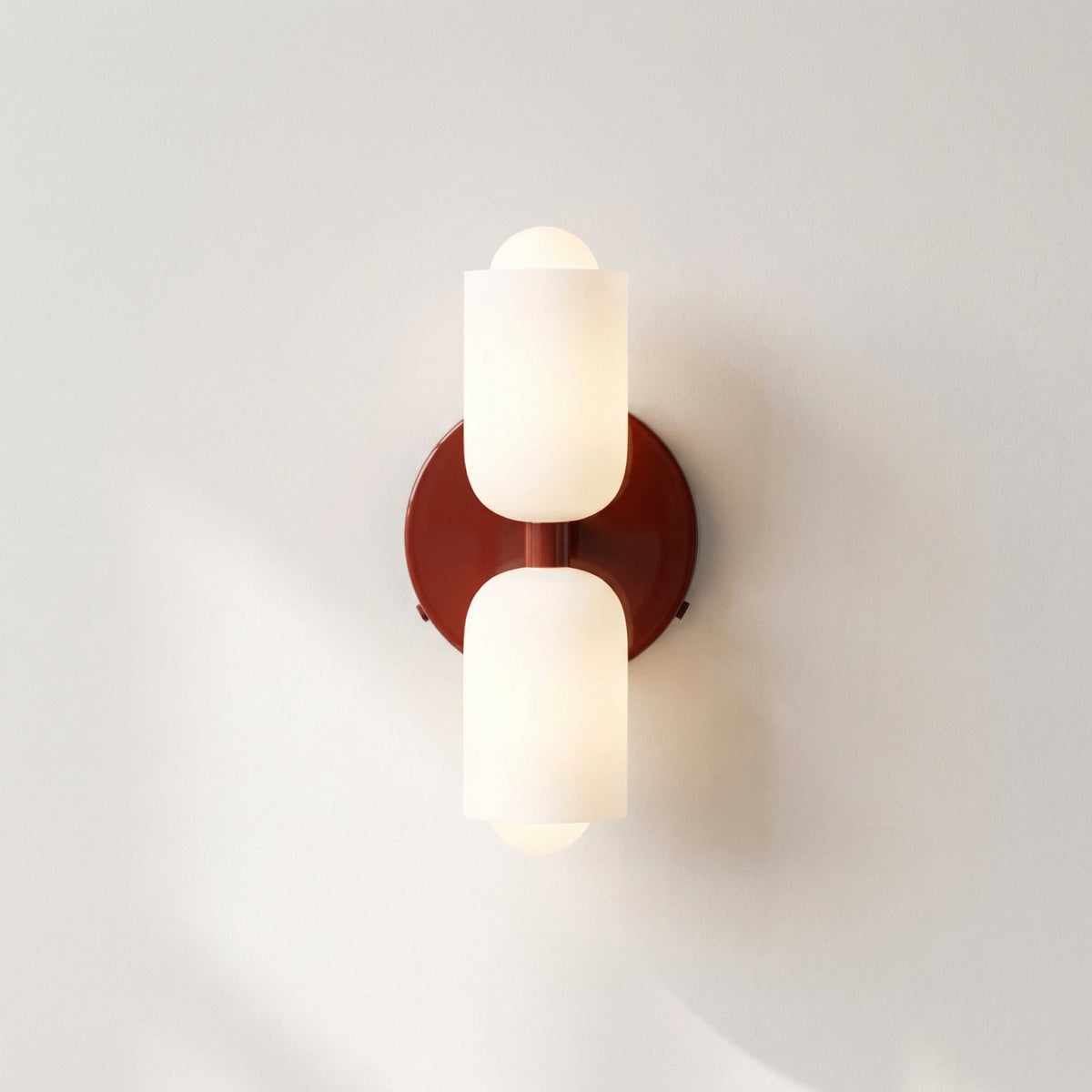 Wandlamp Tweevoudig Licht Metaal en Glas E27 Moderne Wandverlichting voor Woonkamer Gang Slaapkamer Hal