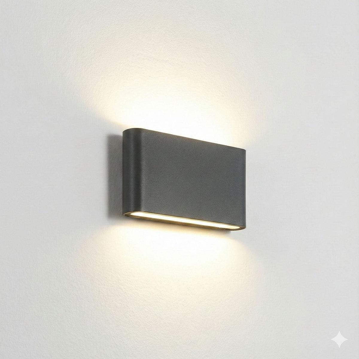 Buitenwandlamp LED IP65 Waterdicht Aluminium Zwart Wit Grijs voor Tuin Terras Veranda Modern Design 6W 12W