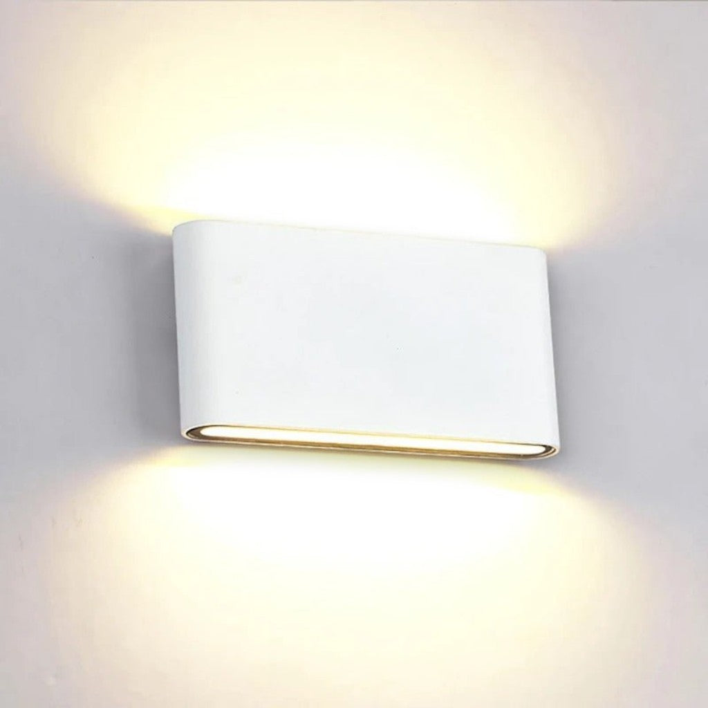 Buitenwandlamp LED IP65 Waterdicht Aluminium Zwart Wit Grijs voor Tuin Terras Veranda Modern Design 6W 12W