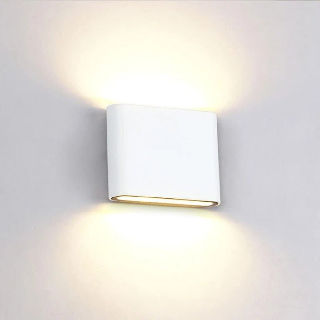 Buitenwandlamp LED IP65 Waterdicht Aluminium Zwart Wit Grijs voor Tuin Terras Veranda Modern Design 6W 12W