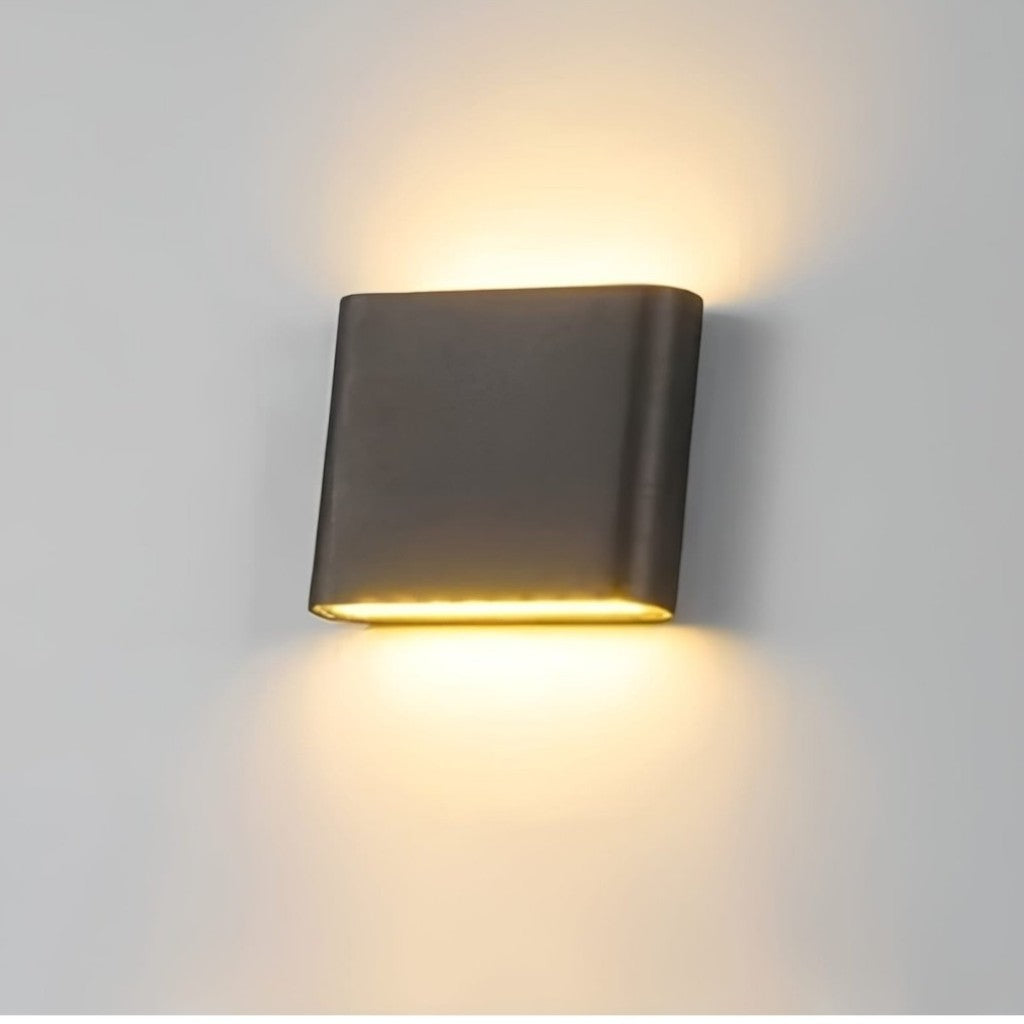 Buitenwandlamp LED IP65 Waterdicht Aluminium Zwart Wit Grijs voor Tuin Terras Veranda Modern Design 6W 12W