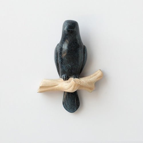 Decoratieve Wandhaak met Vogelontwerp - Harskunst voor Hal, Slaapkamer en Badkamer - Stijlvolle Opbergoplossing met Natuurlijke Charme