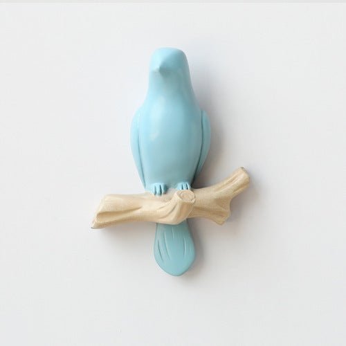 Decoratieve Wandhaak met Vogelontwerp - Harskunst voor Hal, Slaapkamer en Badkamer - Stijlvolle Opbergoplossing met Natuurlijke Charme