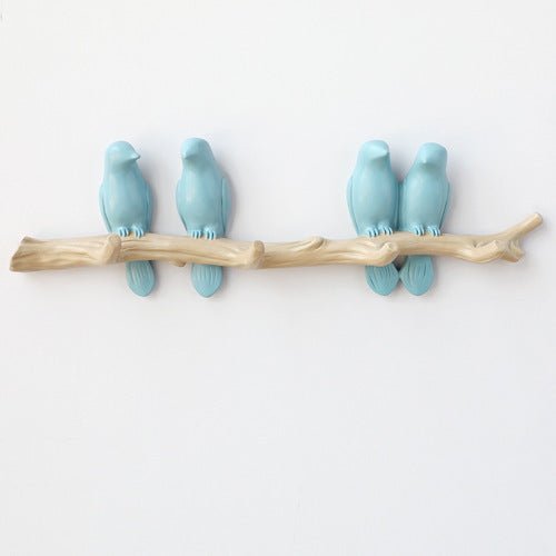 Decoratieve Wandhaak met Vogelontwerp - Harskunst voor Hal, Slaapkamer en Badkamer - Stijlvolle Opbergoplossing met Natuurlijke Charme