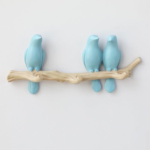 Decoratieve Wandhaak met Vogelontwerp - Harskunst voor Hal, Slaapkamer en Badkamer - Stijlvolle Opbergoplossing met Natuurlijke Charme