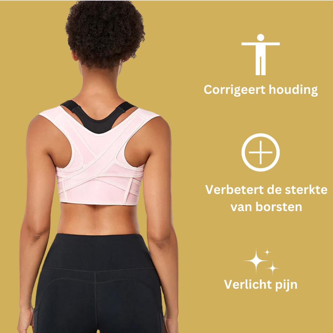Corrigerend Rugsteun Vest - Onzichtbaar Ondergoed voor Rechte Houding en Verlichte Nek-, Schouder- en Rugpijn | Ademend Comfort voor Dagelijks Gebruik