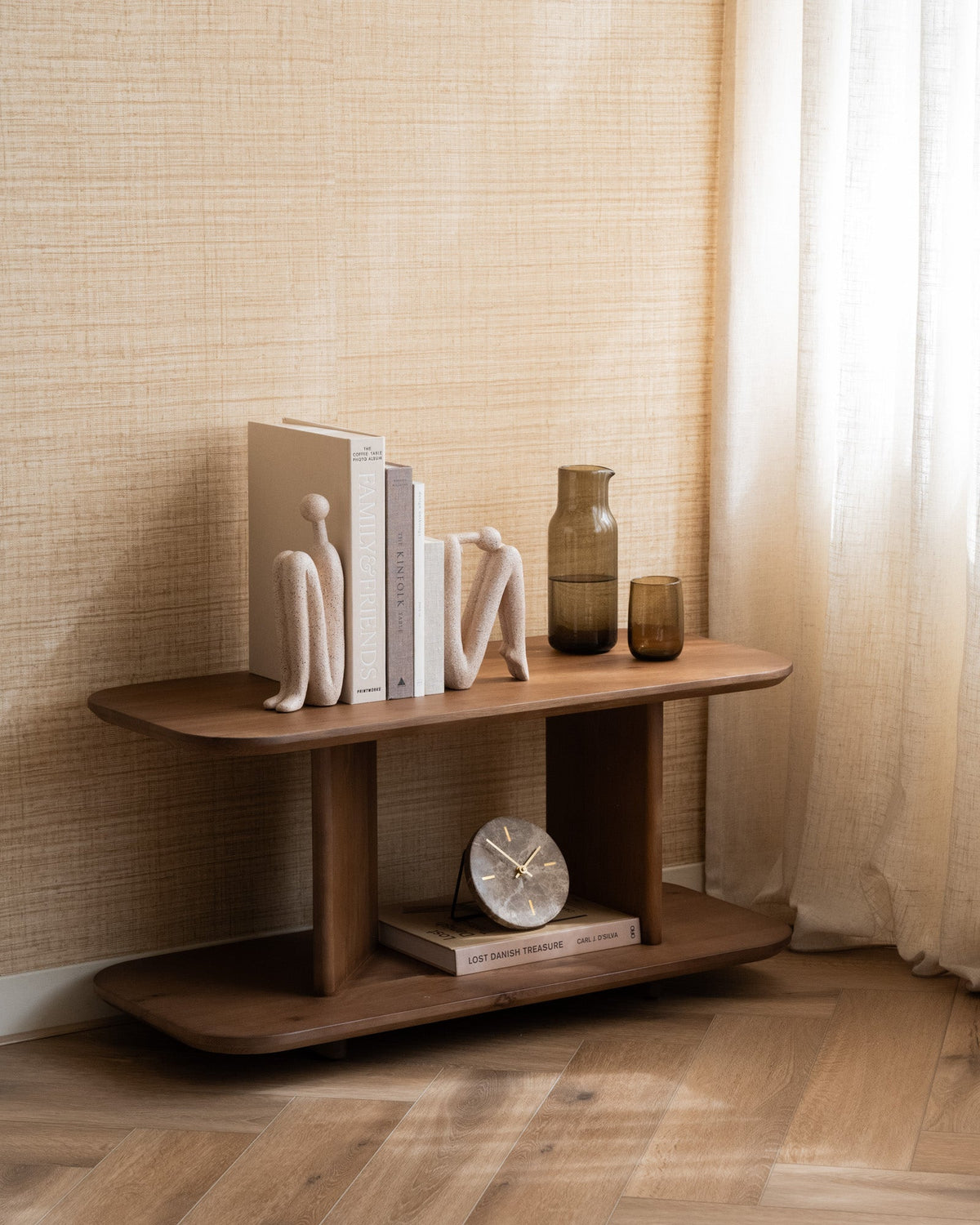 Boekensteun Beeld Set Polyhars Modern Design 27cm Decoratief