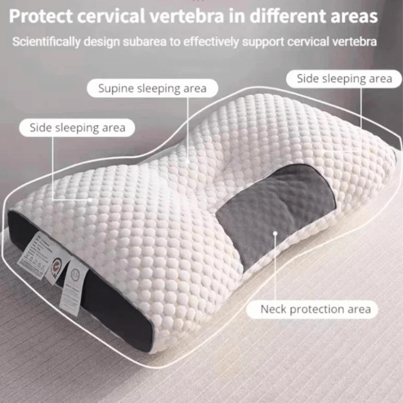 Orthopedisch Steunkussen Nekhoogte 10 of 12 cm - Verlicht Nek- en Rugpijn bij Verschillende Slaapposities