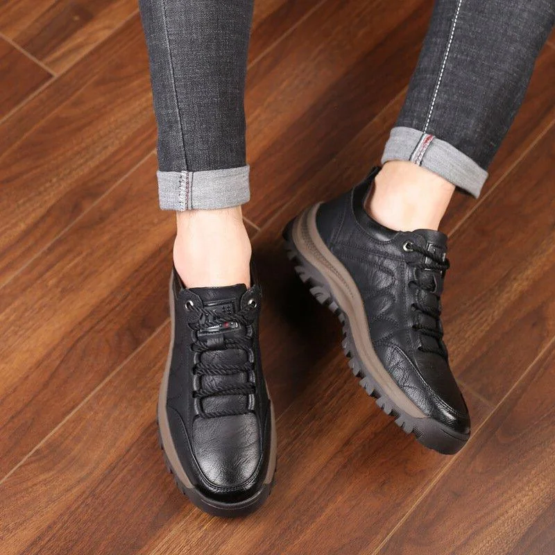 Handgestikte Herenschoenen met Voetboogondersteuning en Antislip Zool voor Optimaal Loopcomfort en Dagelijks Gebruik