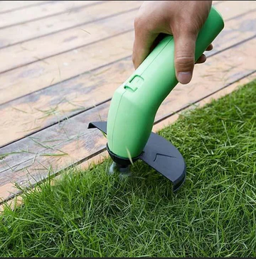 Draadloze Grastrimmer Batterij Mini Onkruidsnijder Tuin Handmatig Verstelbaar Compact Tuinonderhoud Gazon
