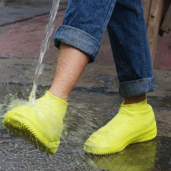 Waterdichte Siliconen Schoenovertrekken Antislip Herbruikbaar Draagbaar Bescherming voor Regen Sneeuw Modder