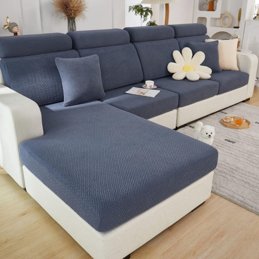 Rekbare Bankhoes Huisdiervriendelijk 100% Polyester Wasbaar Meubelbeschermer 10 Maten 6 Kleuren Woonkamer