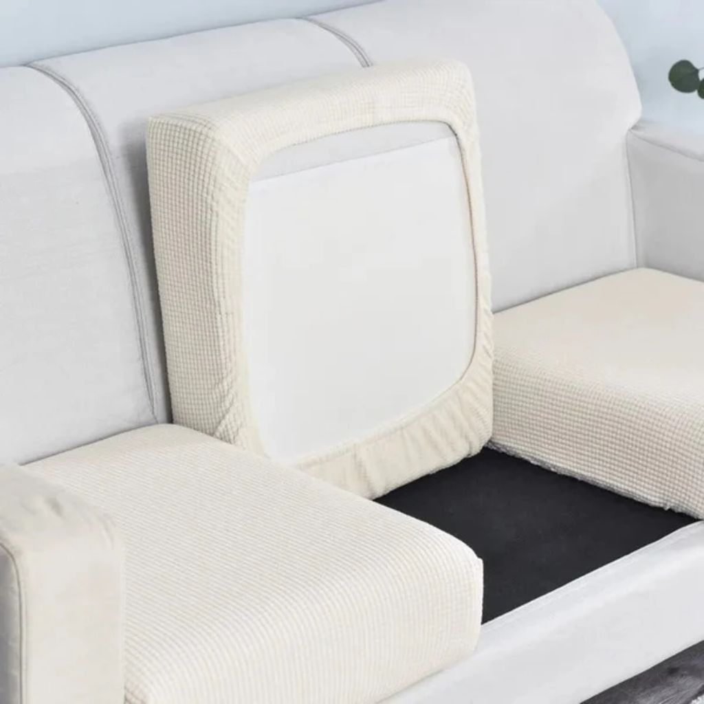 Rekbare Bankhoes Huisdiervriendelijk 100% Polyester Wasbaar Meubelbeschermer 10 Maten 6 Kleuren Woonkamer