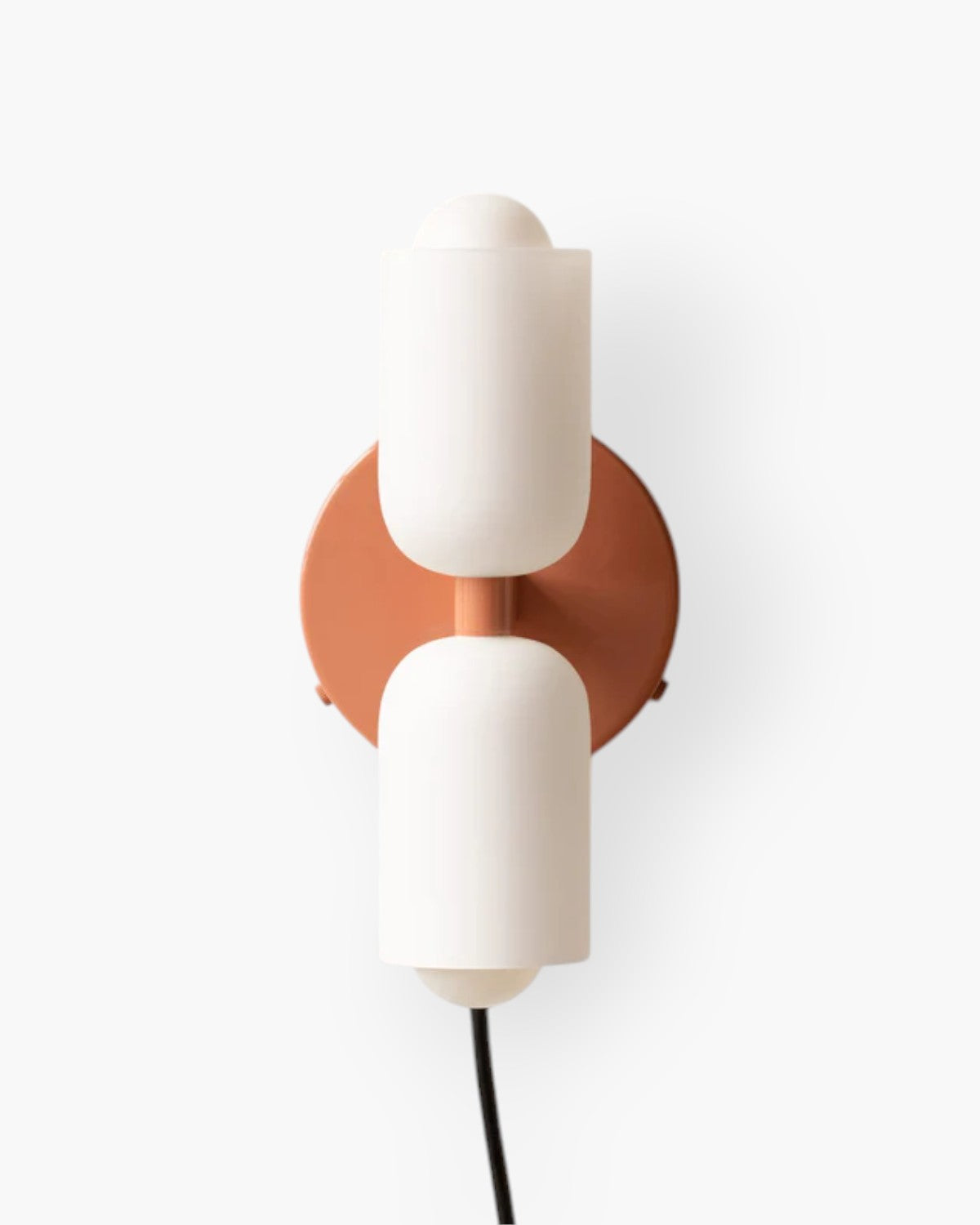 Wandlamp met Dubbele Glazen Kappen voor Slaapkamer en Woonkamer - E27 Wandverlichting
