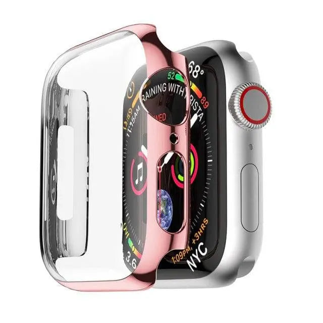 Smartwatch Beschermhoes 40mm 44mm Polycarbonaat Gehard Glas Kleurrijk Transparant Horloge Accessoire