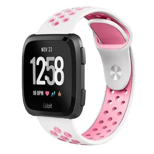Sporthorlogebandje met Antisweetlaag - Verstelbaar Fitbit Versa 2 Polsbandje voor Comfortabele Training