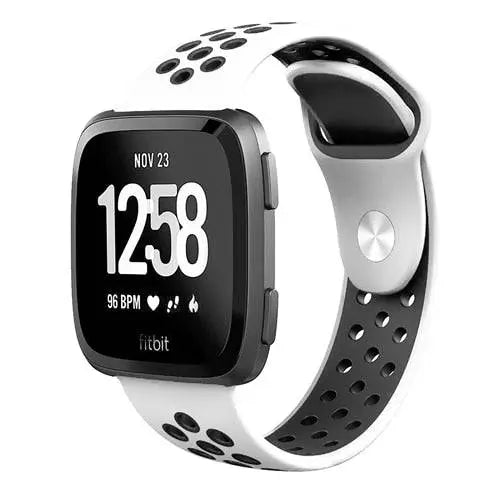 Sporthorlogebandje met Antisweetlaag - Verstelbaar Fitbit Versa 2 Polsbandje voor Comfortabele Training