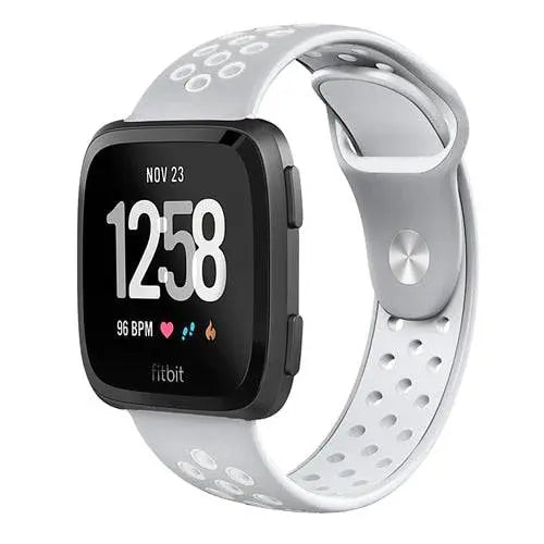 Sporthorlogebandje met Antisweetlaag - Verstelbaar Fitbit Versa 2 Polsbandje voor Comfortabele Training