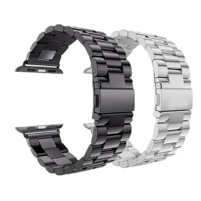 Roestvrij Stalen Horlogebandjes Metalen Mesh & Schakels 2-Pack Compatibel 42mm 46mm 49mm Smartwatch Accessoire