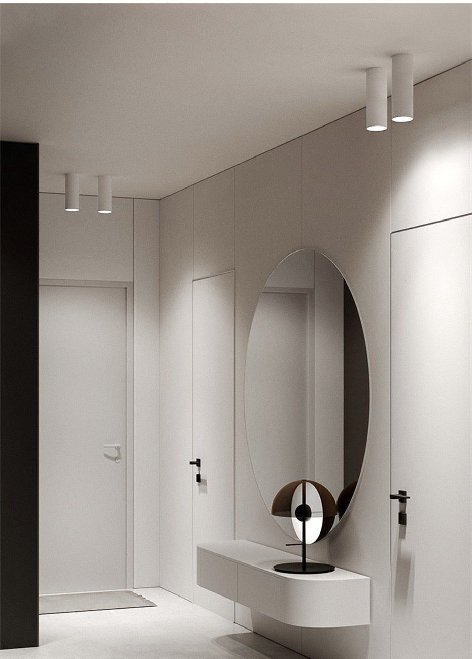 Opbouw LED COB Downlight Plafondlamp 75MM-400MM Modern Design Voor Woonkamer En Keuken 110V/220V