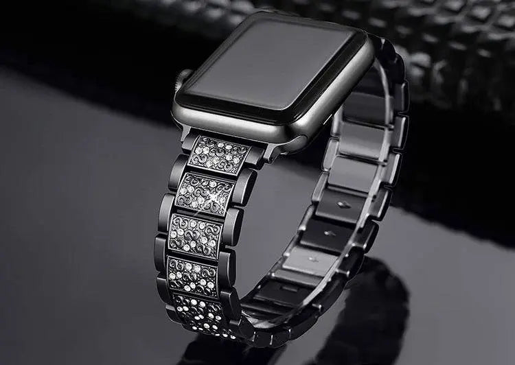 Roestvrij Stalen Horlogebandje met Beschermcase voor 38mm 40mm 42mm 44mm Smartwatch Metalen Polsband Stijlvol