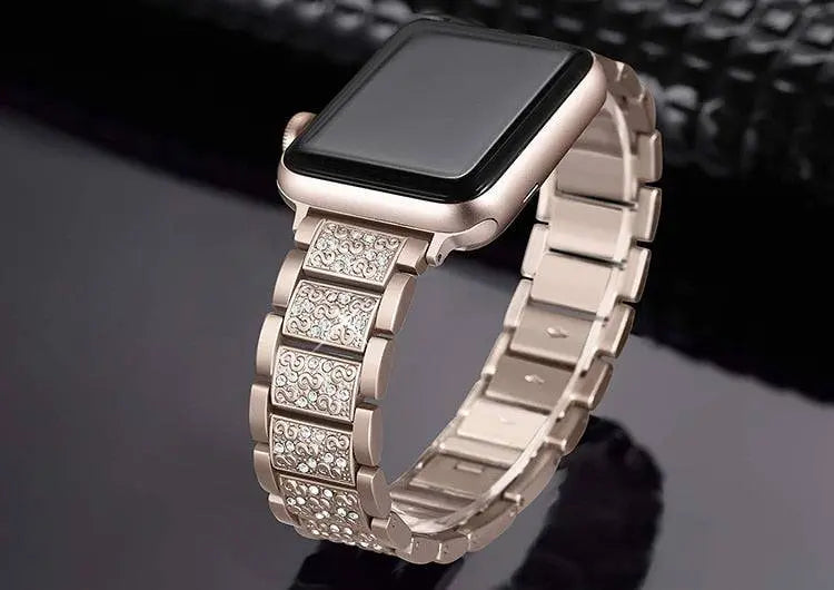 Roestvrij Stalen Horlogebandje met Beschermcase voor 38mm 40mm 42mm 44mm Smartwatch Metalen Polsband Stijlvol