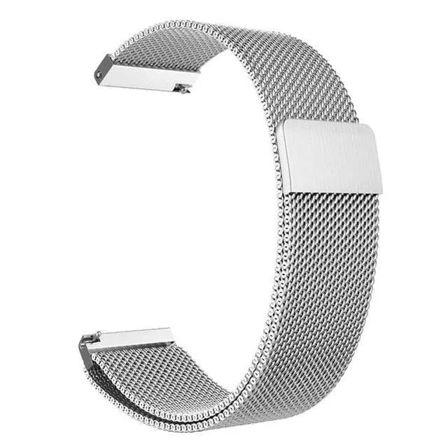 Roestvrijstalen Horlogeband 20mm 22mm Smartwatch Verstelbaar Stijlvol Polsband Metaal Universeel Accessoire