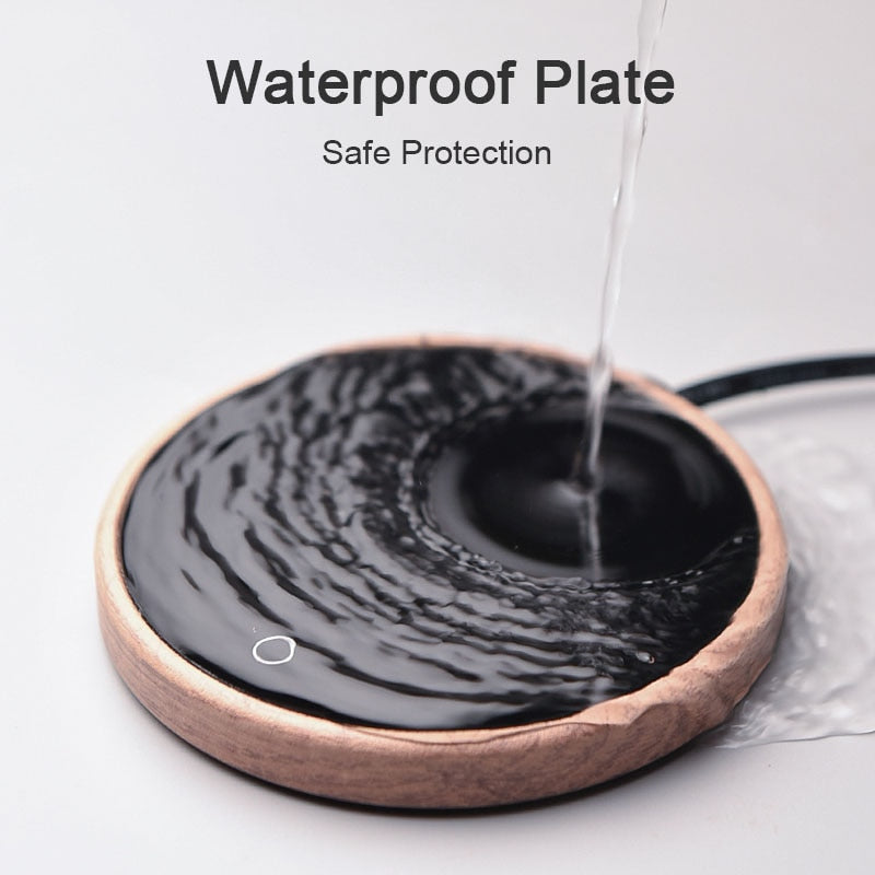 Keramische Mokverwarmer met Temperatuurregeling - Smart Coaster voor Warme Koffie, Thee en Drankjes - Auto-Uitschakeling en Waterdicht