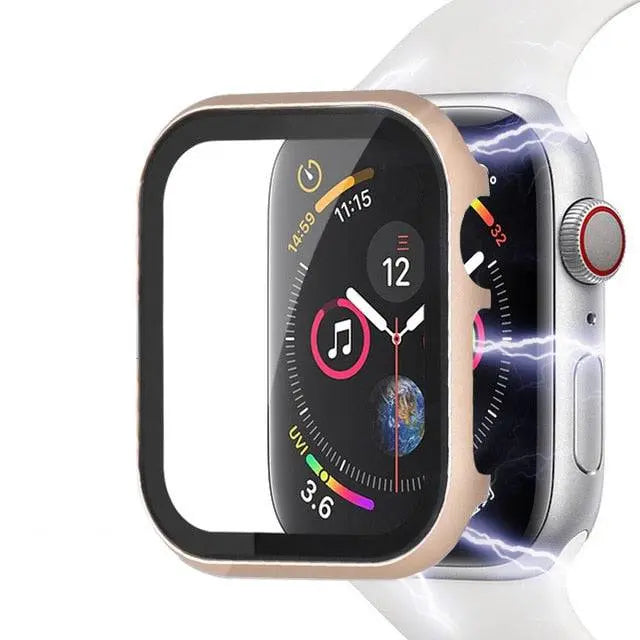 Beschermhoes Roestvrij Staal Smartwatch 45mm 41mm Schermbeveiliging Krasbestendig Stijlvol Design Horloge Accessoire