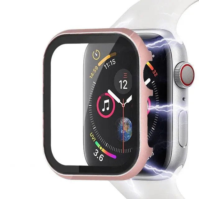 Beschermhoes Roestvrij Staal Smartwatch 45mm 41mm Schermbeveiliging Krasbestendig Stijlvol Design Horloge Accessoire