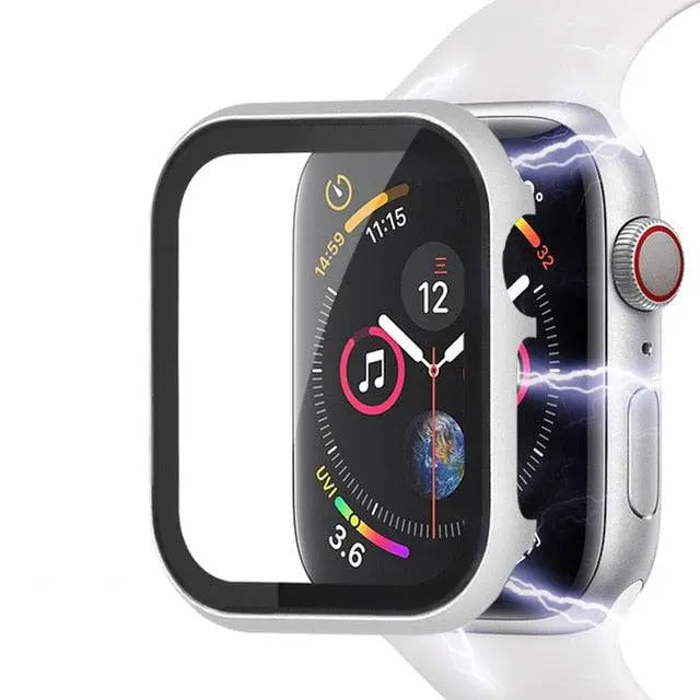 Beschermhoes Roestvrij Staal Smartwatch 45mm 41mm Schermbeveiliging Krasbestendig Stijlvol Design Horloge Accessoire