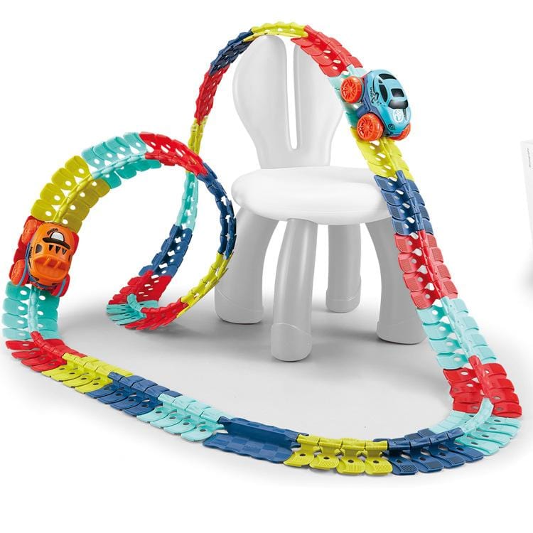 Magnetisch Racebaan Speelgoed Set voor Kinderen met Glow-in-the-Dark Functie 46-184 Delen Educatief Creatief