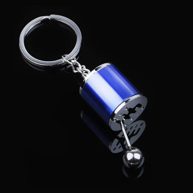 Handmatige Versnellingspook Sleutelhanger - Realistische 6-Versnellingen Design voor Autoliefhebbers