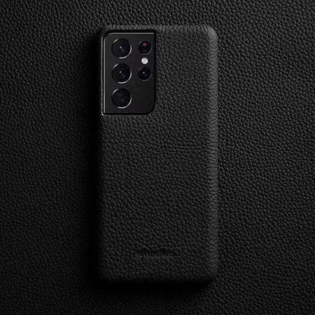 Lederen Telefoonhoesje met Kaartvakjes voor Samsung Galaxy S22 S21 S20 Ultra Plus Stijlvolle Bescherming