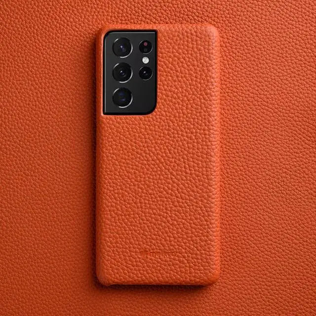 Lederen Telefoonhoesje met Kaartvakjes voor Samsung Galaxy S22 S21 S20 Ultra Plus Stijlvolle Bescherming