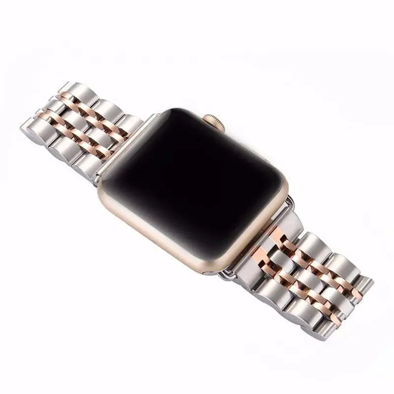 Schakelarmband Smartwatch 38-49mm Siliconen Polsband Sporthorloge Zwart Zilver Goud Verstelbaar Universeel